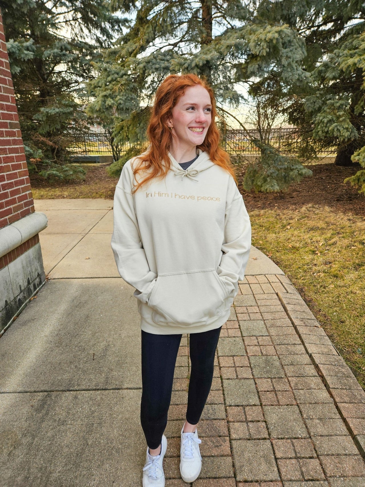 OOPSIE SALE - In Him I Have Peace Monochromatic Sand - Clothed In Blessings