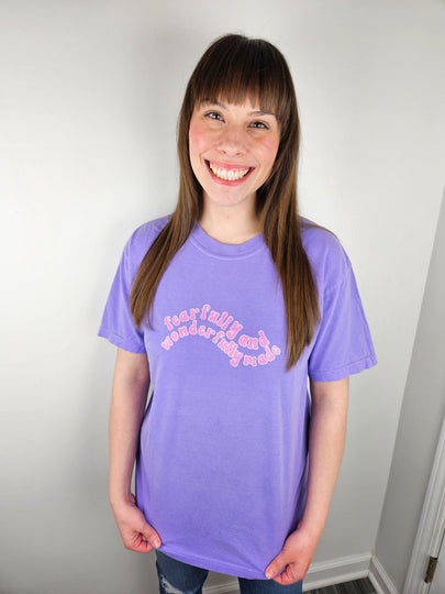 Fearfully and Wonderfully Made Retro Tee - Clothed In Blessings
