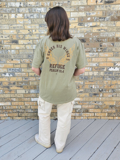 Under His Wings Tee - Clothed In Blessings