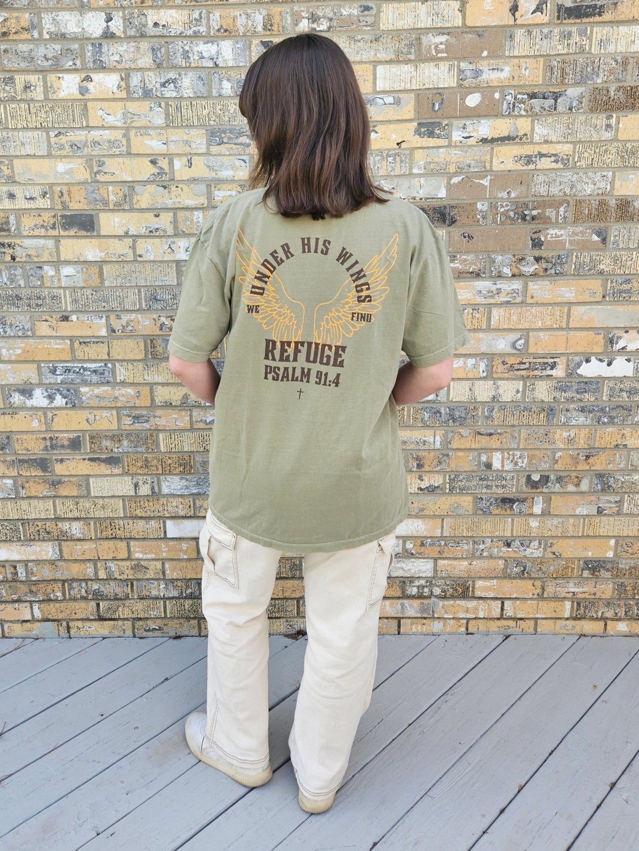 Under His Wings Tee - Clothed In Blessings