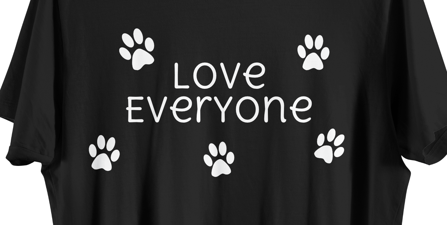 Paw top print shirt