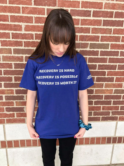 Recovery Is Worth It T Shirt - Clothed In Blessings