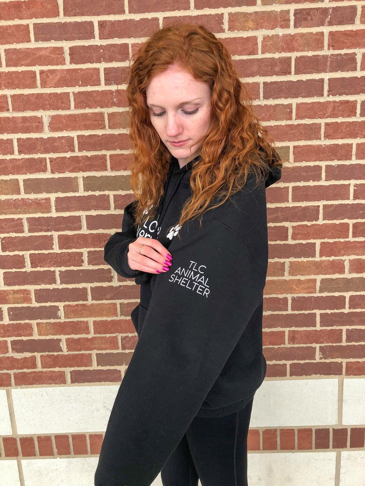 Love Everyone Paw Prints Hoodie - Clothed In Blessings